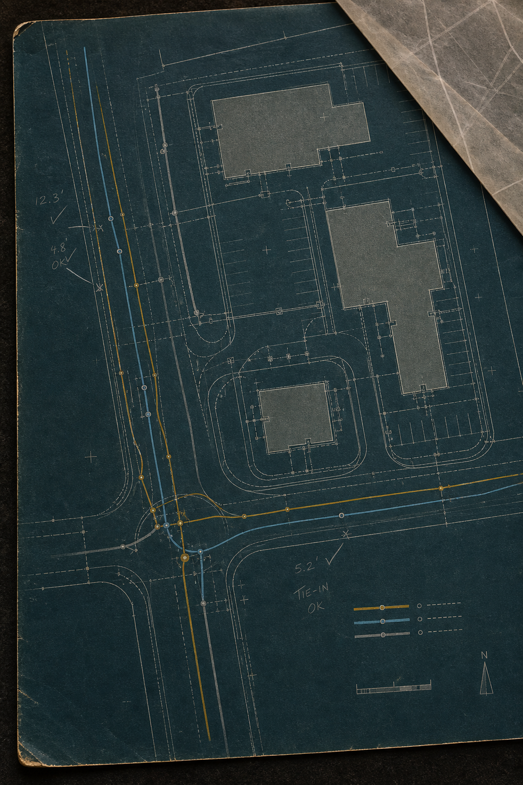 Field records and mapped utility findings prepared for review